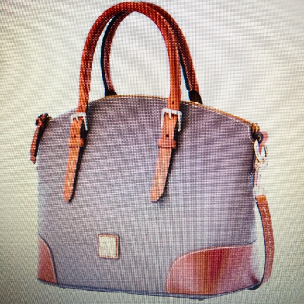 Dooney domed satchel-closet NWT./yellow card, dust bag, PRICE FIRM 🐘 color